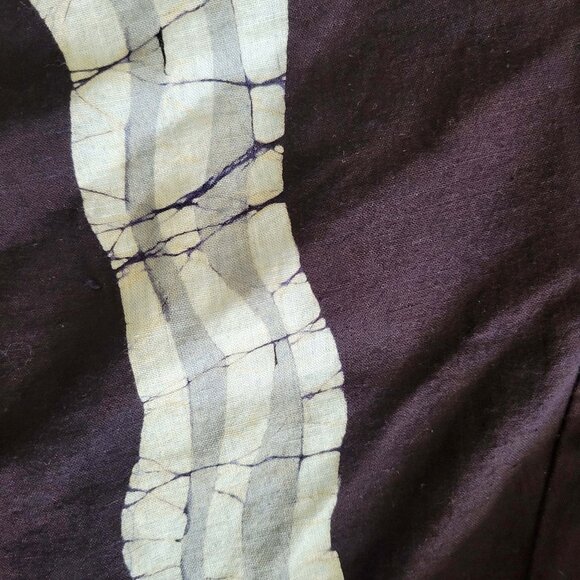 Rare Vintage 1970s Ramona Rull Size AV Butterfly Koi Fish Caftan/Muumuu Dress - Picture 4 of 11